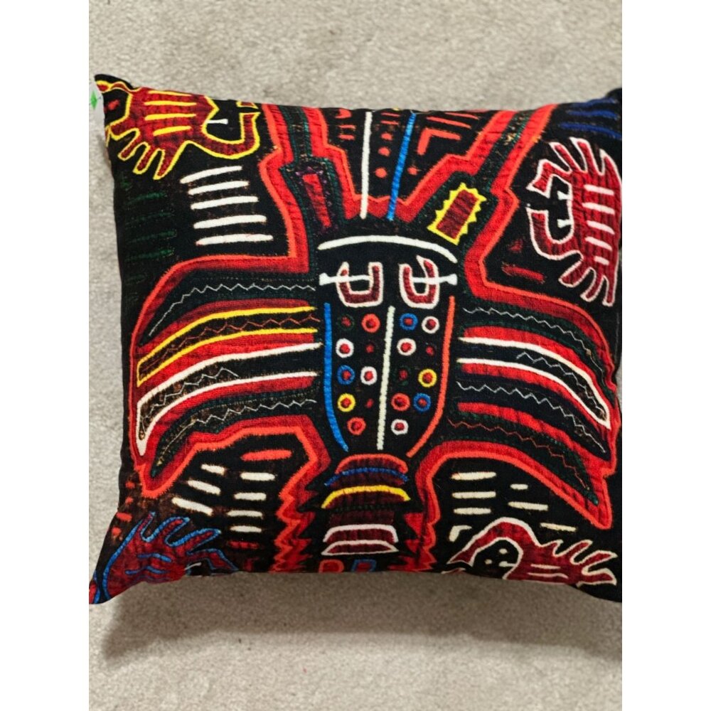 Tribal Southwest Colorful Throw Pillow. Tribe Indian. 15x14x8